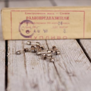 Vintage Glass Fuses, Steampunk Supplies, Radio Valves (Set of 100)