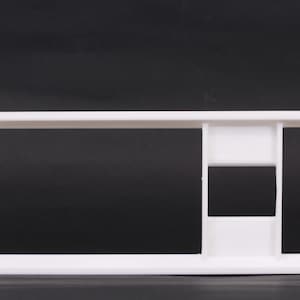 Front panel for alarm clock Shanghai with flip date and thermometer, Part for mechanical alarm clock, Repair clock&#39;s part, 3d print panel