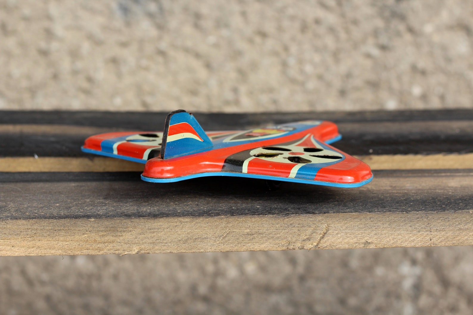 Mechanical Tin Airplane Soviet Tin Airplane Metal Airplane Etsy