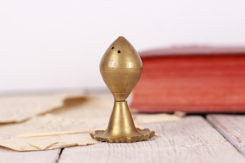 Vintage Brass Toothpick Holder Etsy