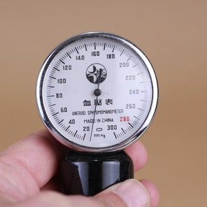 Vintage Manometer for Blood Pressure Meter, Old Manometer, Sphygmomanometer Parts, Manual Blood Pressure Part