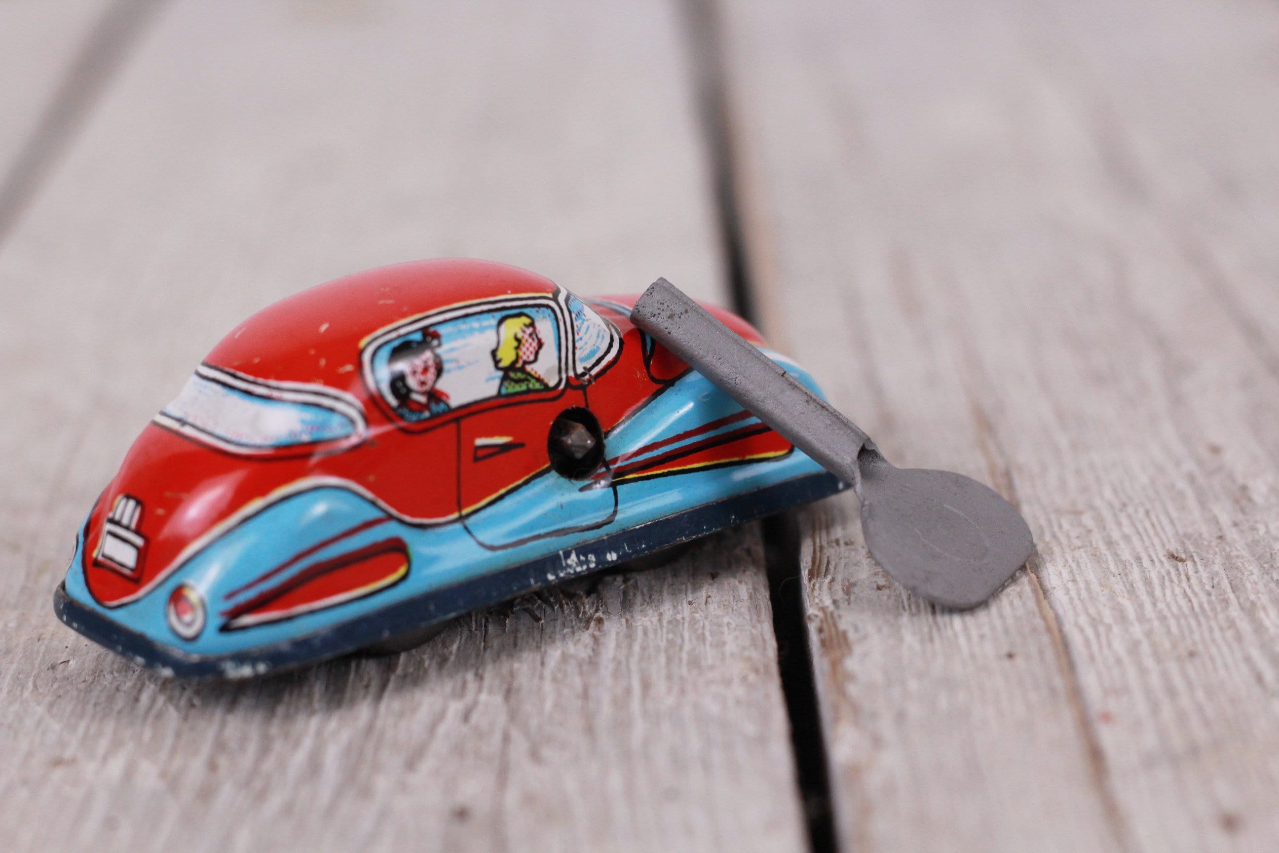 Vintage Mechanical Toy Car Wind Up Key Car Toy Etsy