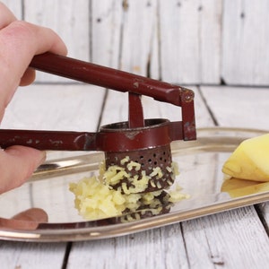 Vintage Metal Hand Press Potato Ricer