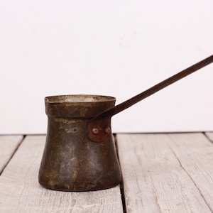 Vintage kleine Kupfer Kaffeekanne für türkischen Kaffee