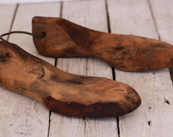 Antique Wooden Shoes Molds, Shoes Forms, Shoe Last Cobbler Tool