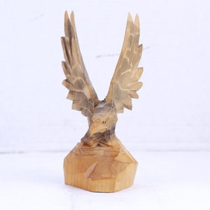 Vintage Big Wooden American Eagle, Figure, Collectible, Office Decor