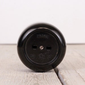 Vintage Bakelite Electrical Socket Plug, Wall-Plug, Contact, Radio Power Supply Plug ,30V, Socket USSR