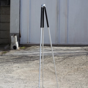 Vintage Photography Tripod with Original Case, Telescopic Photo Equipment