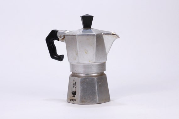 Cafetera vintage, Cafetera de 2 tazas, Cafetera pequeña, Cafetera espresso  etiquetada Moka Imperia, Cafetera Mini Express Stove Top -  México