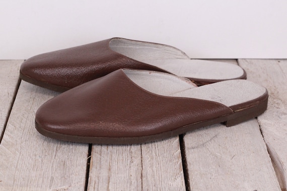 Traveling Slippers Genuine Leather Slippers Flats