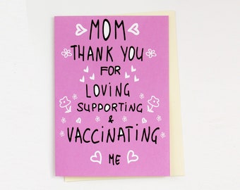 Funny Mothers Day card - mom thank you card  funny - card for mum