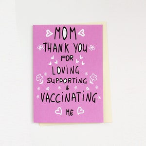 Funny Mom birthday card - mum thank you card