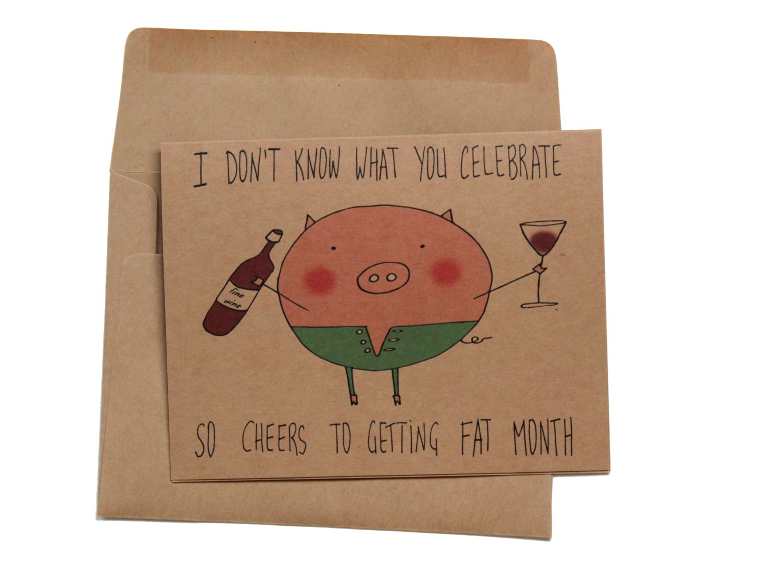Funny Holiday Card Holidays Card For Friend Holidays Non Etsy