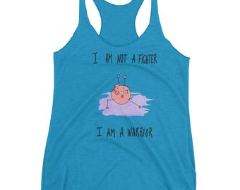 Grappige yoga tank top inspirerende motiverende werk uit yoga t-shirt voor haar