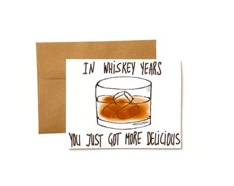 Funny Birthday Card For Husband | Whiskey Birthday Card | Ollie - View #7