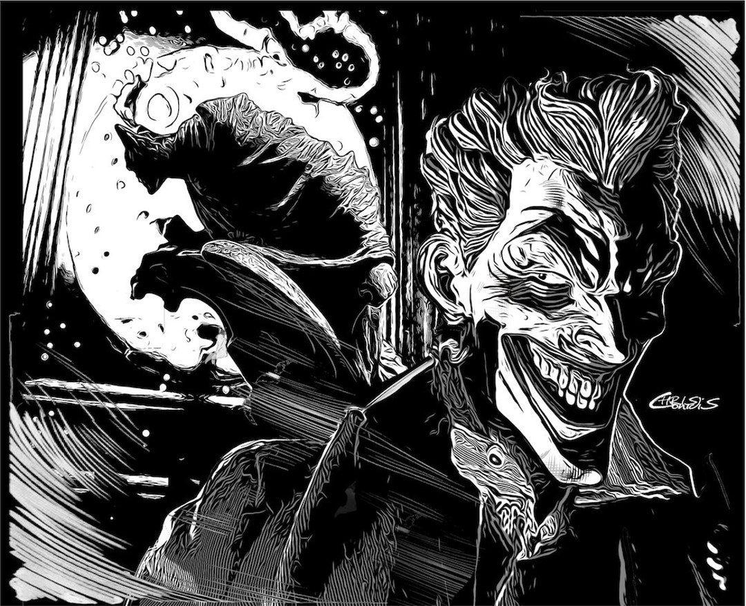 Joker Art Print Etsy