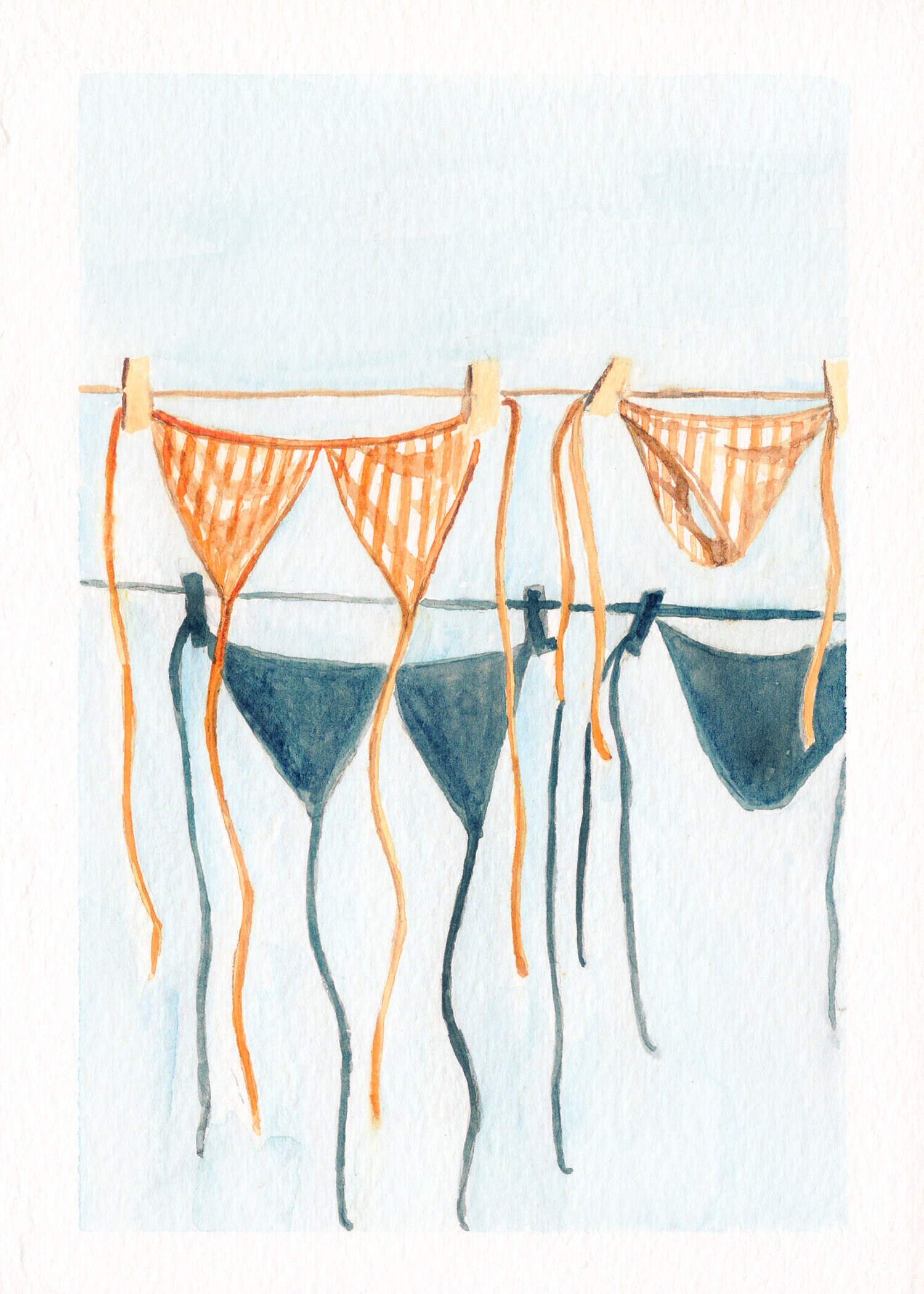 Bikini Con Coppa Watercolors