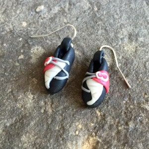 Rock Climbing Earrings Personalized Gift for Climbers Custom Climbing Shoe Earrings
