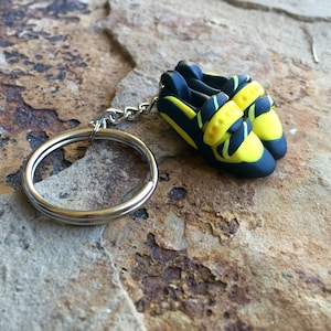 Custom Handmade Rock Climbing Shoe Keychain | Personalized Climbing Gift | Made to Order | Unique Gift for Rock Climbers