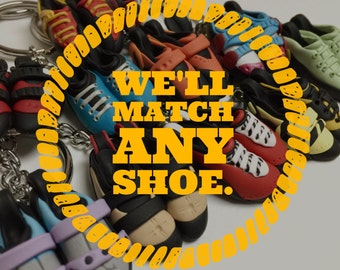 Custom Rock Climbing Shoe Keychain: Personalized Polymer Clay Gift