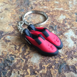 Custom Handmade Rock Climbing Shoe Keychain | Personalized Climbing Gift | Made to Order | Unique Gift for Rock Climbers