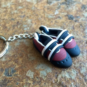 Custom Handmade Rock Climbing Shoe Keychain | Personalized Climbing Gift | Made to Order | Unique Gift for Rock Climbers