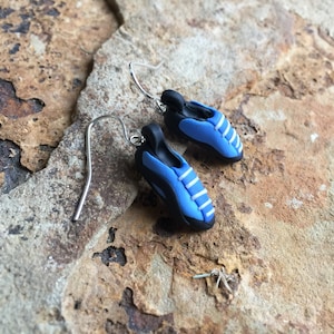 Rock Climbing Earrings Personalized Gift for Climbers Custom Climbing Shoe Earrings