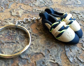 Custom Handmade Rock Climbing Shoe Keychain | Personalized Climbing Gift | Made to Order | Unique Gift for Rock Climbers