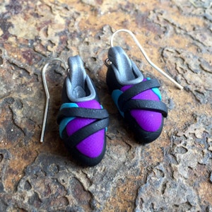Rock Climbing Earrings Personalized Gift for Climbers Custom Climbing Shoe Earrings