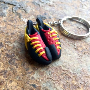 Custom Handmade Rock Climbing Shoe Keychain | Personalized Climbing Gift | Made to Order | Unique Gift for Rock Climbers