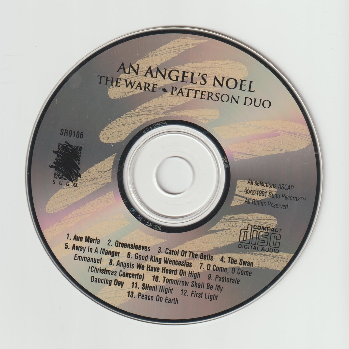 An Angel's Noel CD c 1991 The WarePatterson Duo Flute Etsy