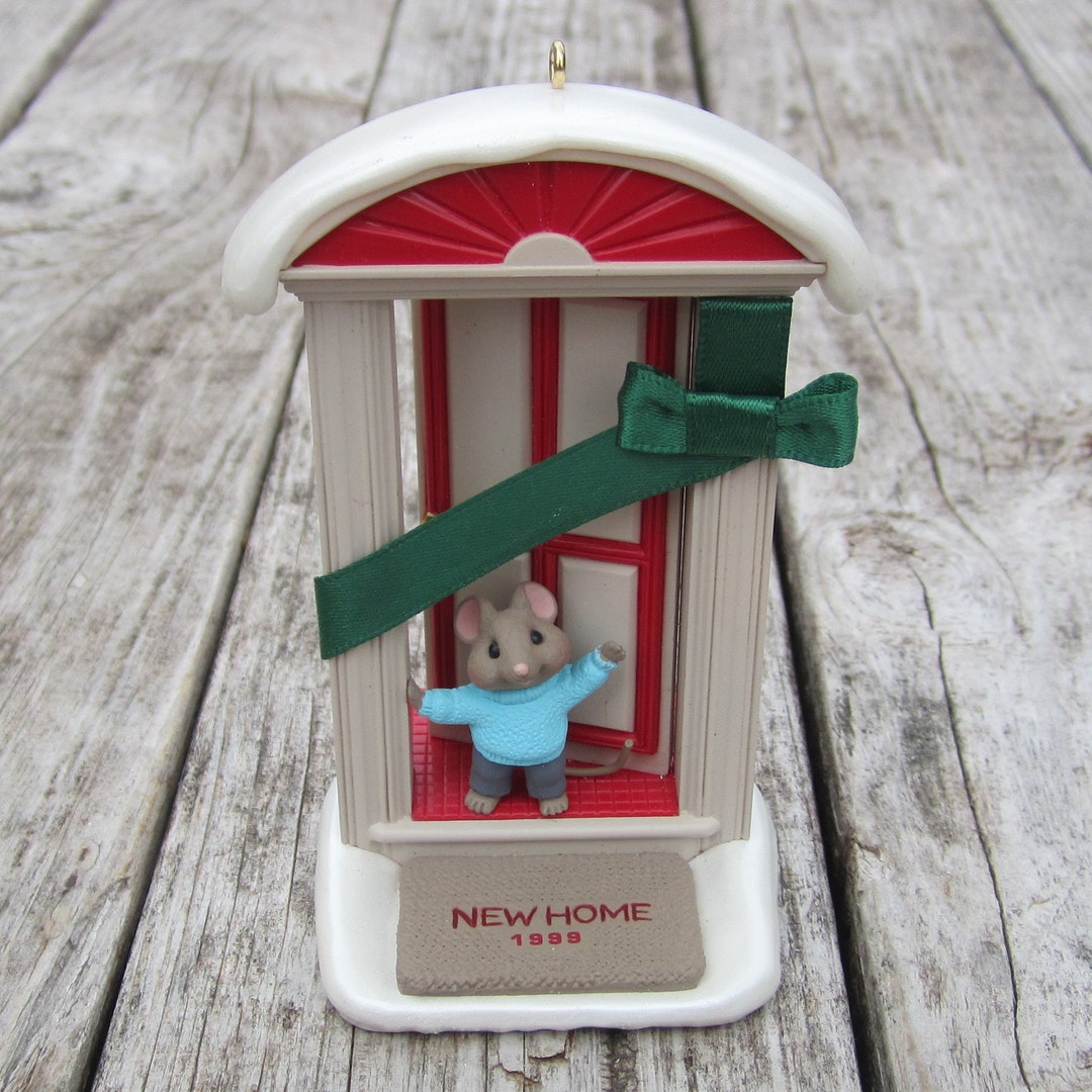 Hallmark Cards new Home Ornament Dated 1999 Mouse Etsy