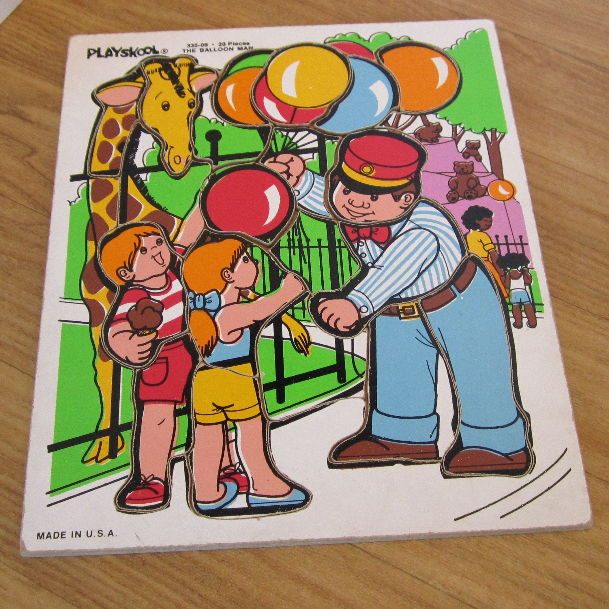 Playskool the Balloon Man 335-09 Vintage Playskool - Etsy Playskool the Balloon Man 335-09 Vintage Playskool - Etsy