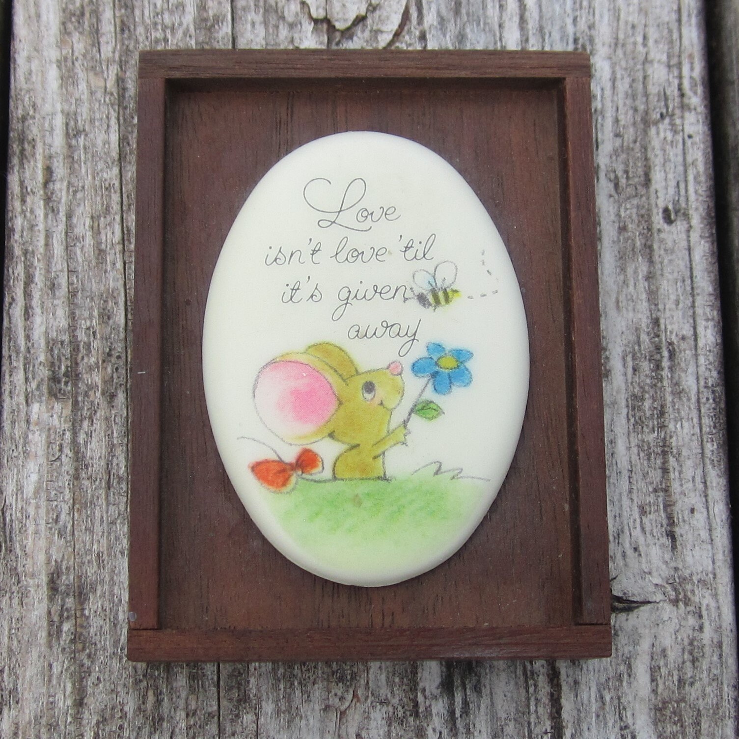 Love Isn't Love 'til It's Given Away Little Gallery by Hallmark