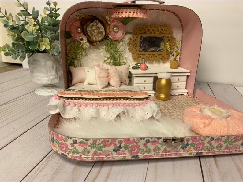 Travel Dollhouse Dollhouse Suitcase Dollhouse Dollhouse Etsy UK