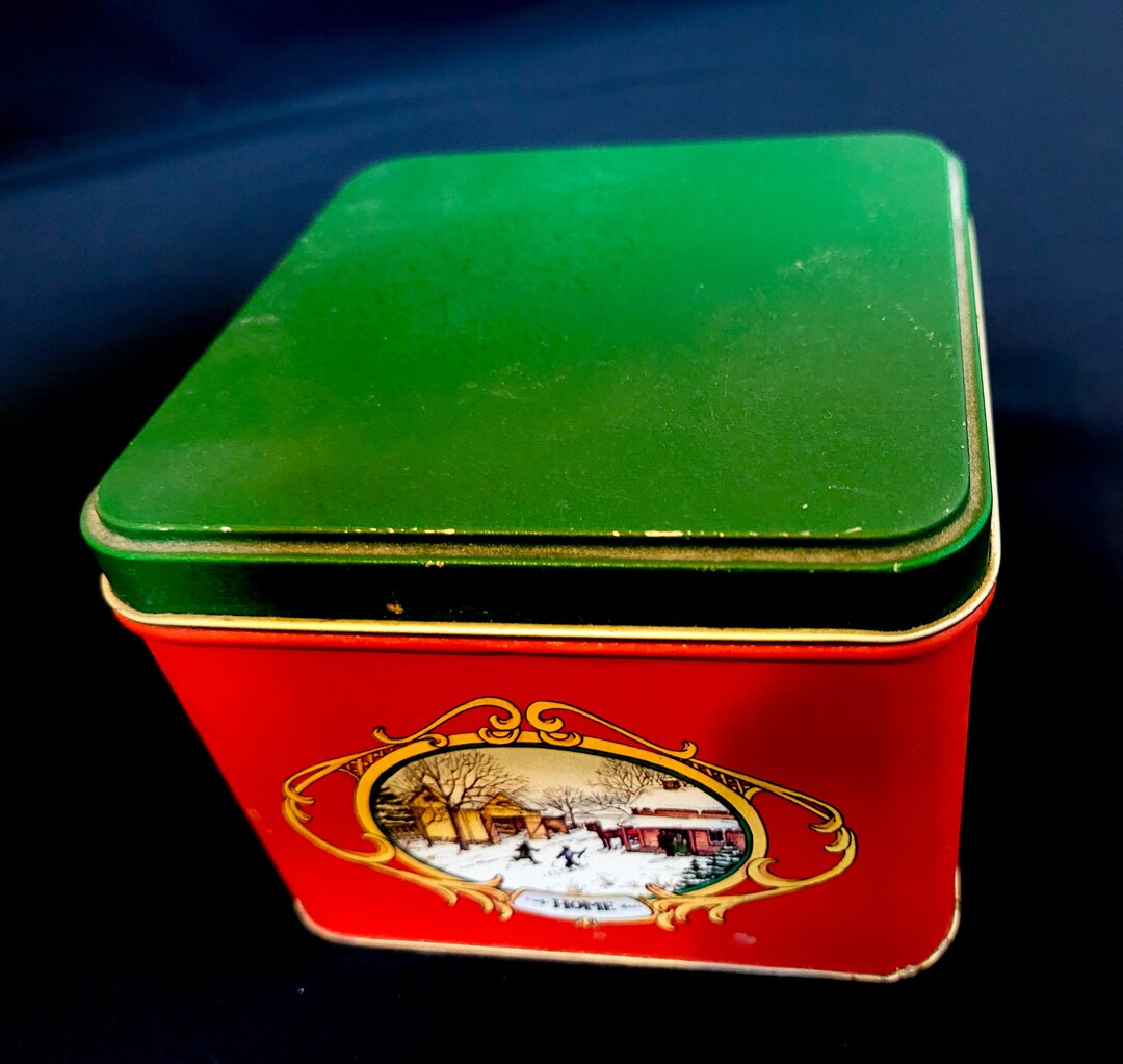 Vintage Potpourri Press Greensboro NC Storage Tin Collectible Etsy