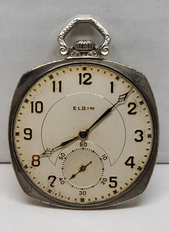 FAPW280 1926 14K Gold Elgin Pocket Watch, Grade 4… - image 4