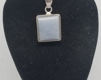 FA3618 Vintage Sterling with Angelite Pendant.