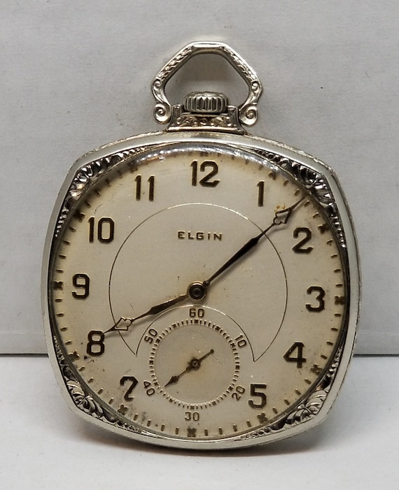 FAPW280 1926 14K Gold Elgin Pocket Watch, Grade 4… - image 1