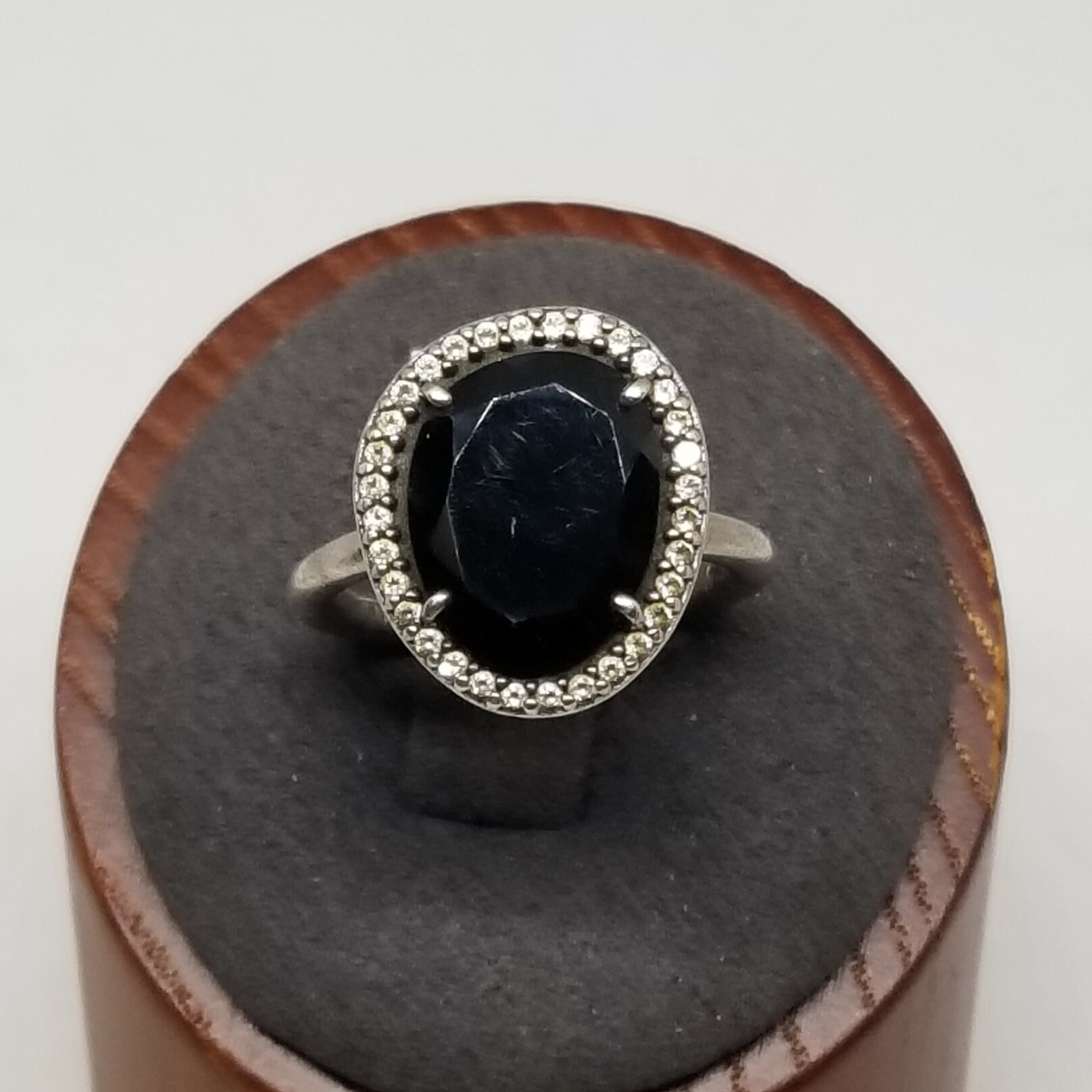 FA4903 Vintage Sterling With Onyx Pandora Glamorous Legacy