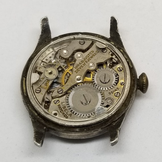 FARW88 1946 Swiss Military Libela Wrist Watch, Si… - image 5