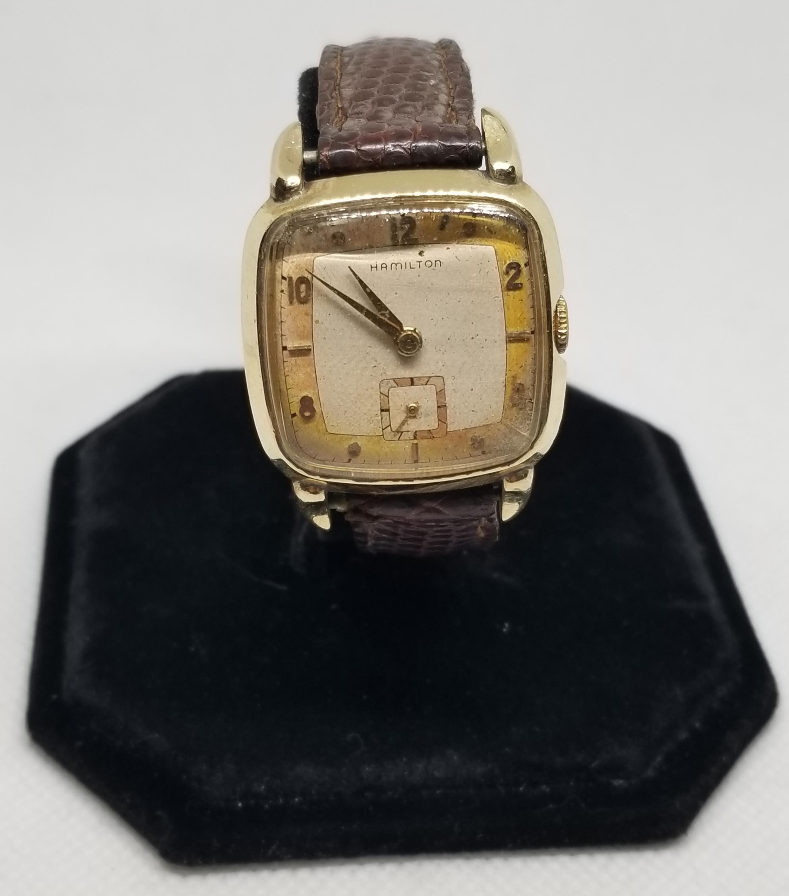 ヴィンテージ ハミルトン 腕時計 14K Gold Filled アンティーク ヴィンテージ ハミルトン セドリック 14K ゴールドフィルド