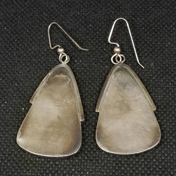 FA5595 Tested Silver Willow Creek Jasper? Earrings View 4