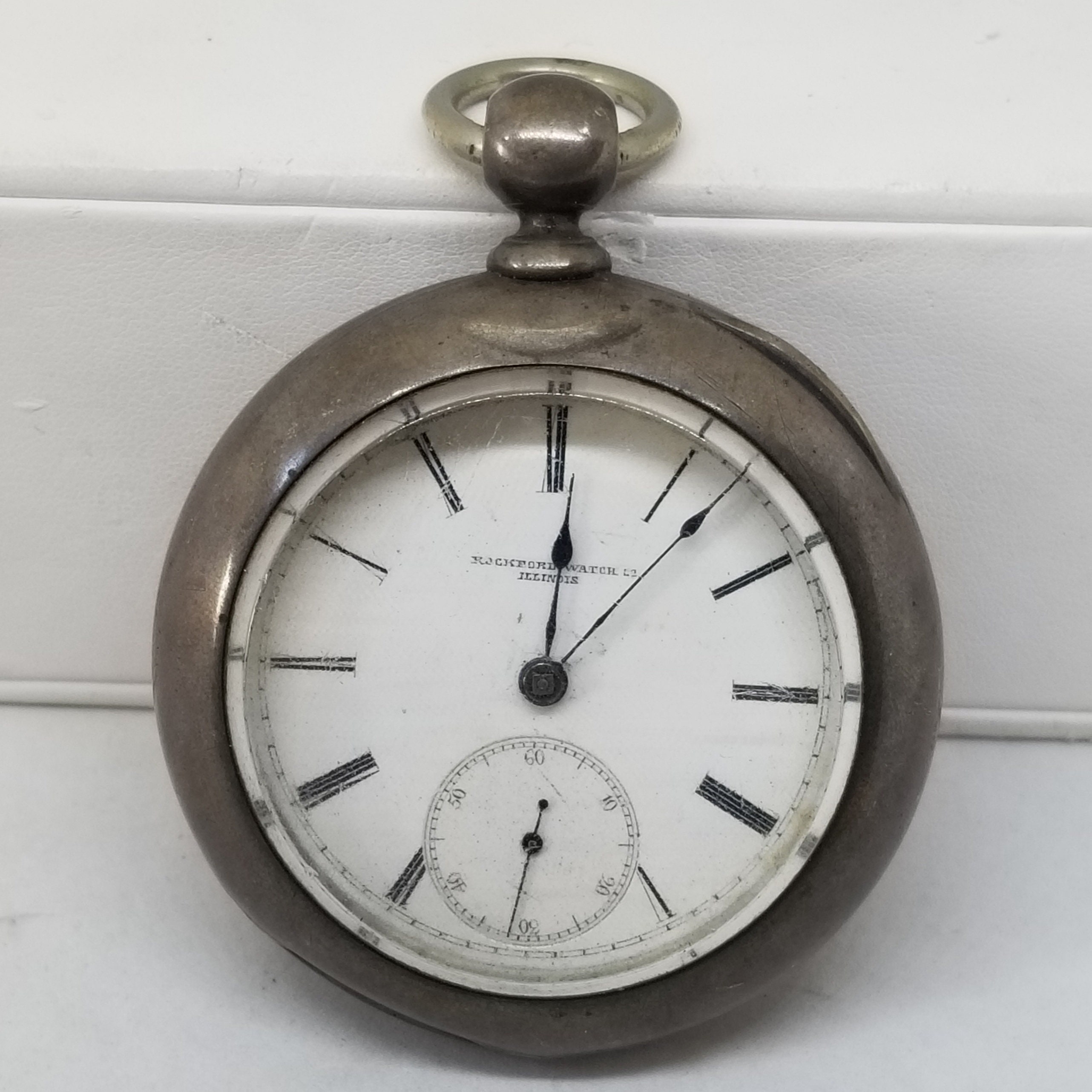 MAPW11 Est.1880 Rockford Pocket Watch Gr. Unknown Sz 18s 9 J