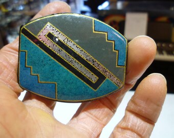 K41 Vintage 4 Color Shield Pin.