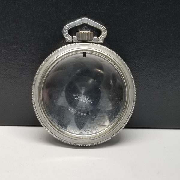 FAPW342 Illinois Watch Case Co. Spartan Pocket Watch Case, Size 18s No Crystal.