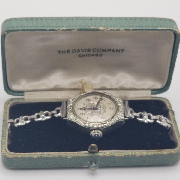 FARW80 1927? Swiss Chronex Wrist Watch 15 Jewels, Not Working With Case.