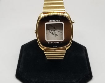 LONGINES L952.2 4416 Gold 32mm Quartz Men's Watch From Japan [near