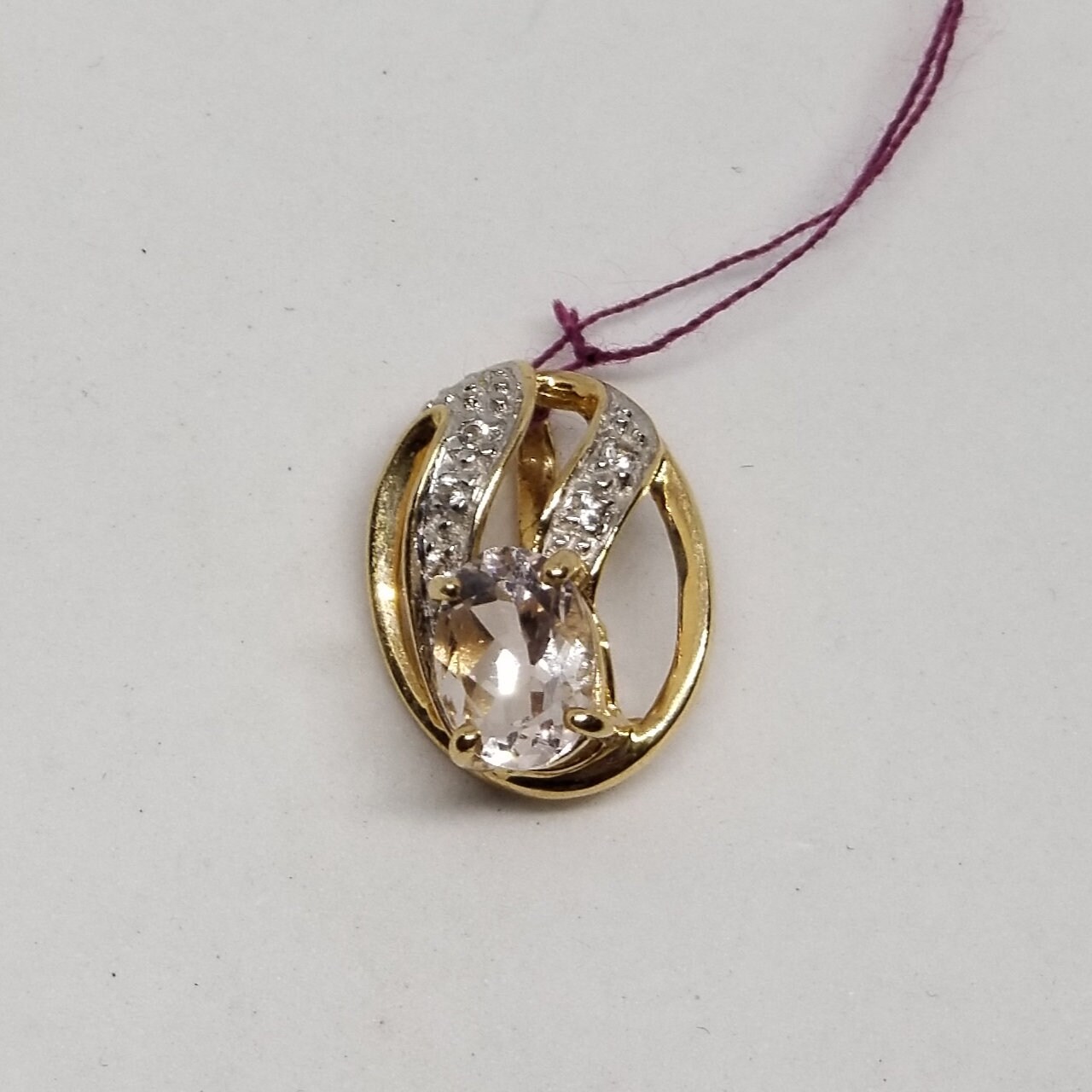 Z1894 Gems TV #21195 14K Yellow Gold With Medina Morganite