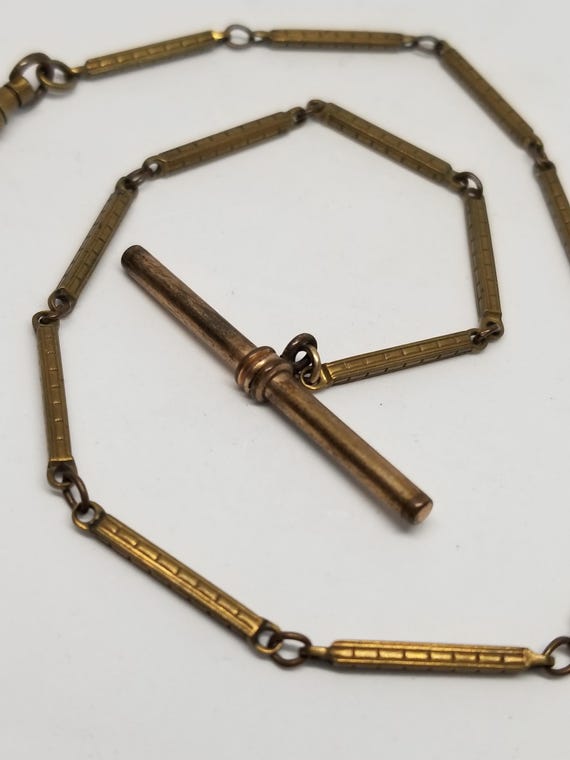 J0216 Unbranded G.F. 12" Pocket Watch Chain.